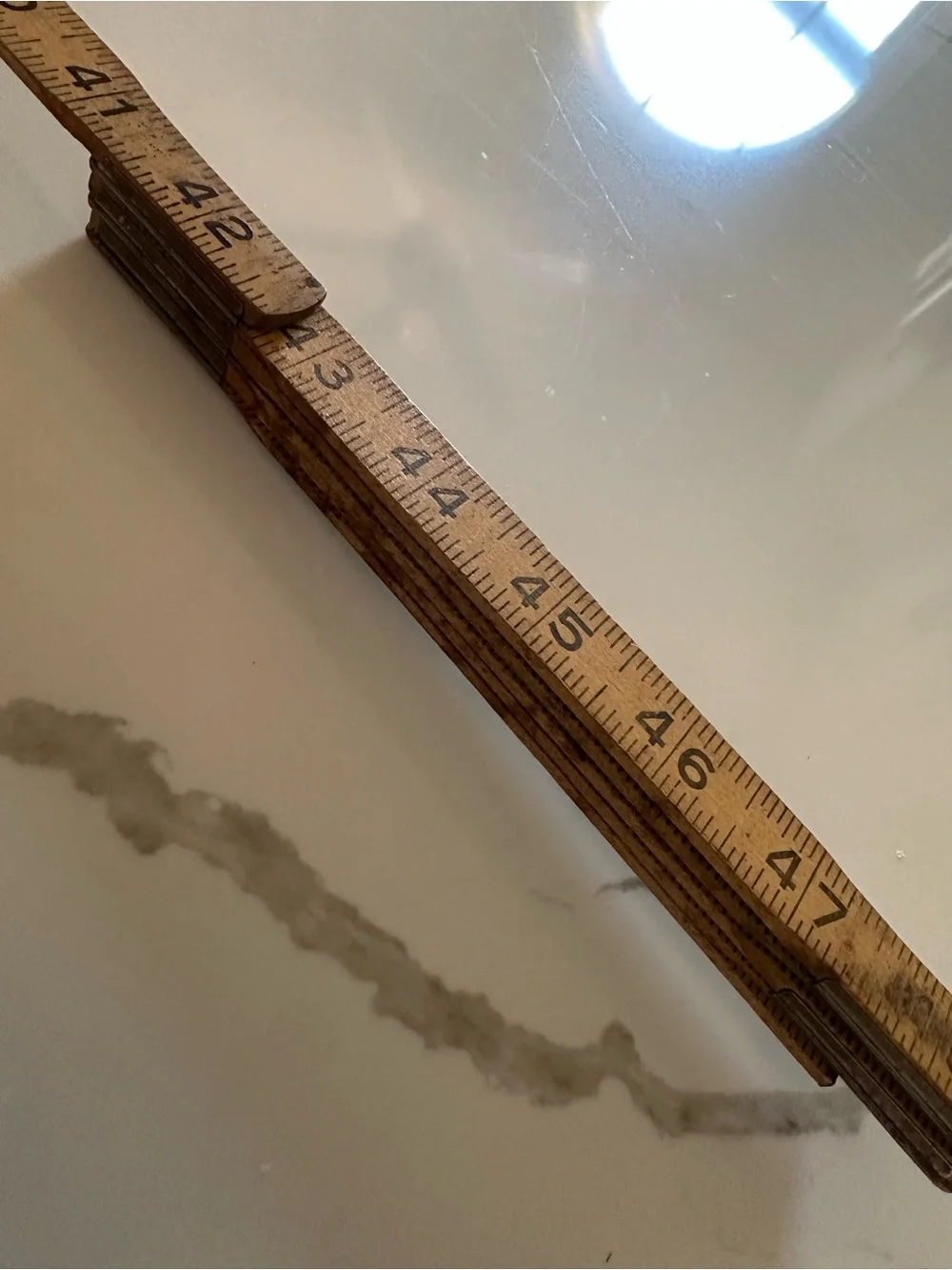 Vintage Royal  Folding Wooden Ruler  72”